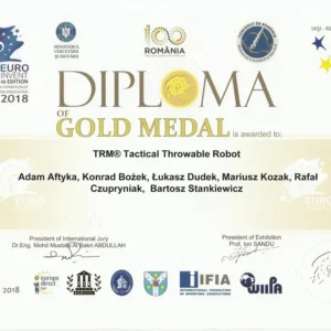 TRM Złoty Medal Targi Rumunia 2018